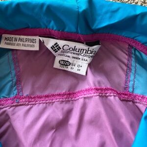 Columbia quarter zip rain coat